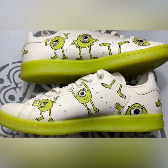 Adidas Men’s Sz 10 Monster’s Inc. Stan Smith Shoes (Disney Mike Wazowski) - Picture 1 of 6